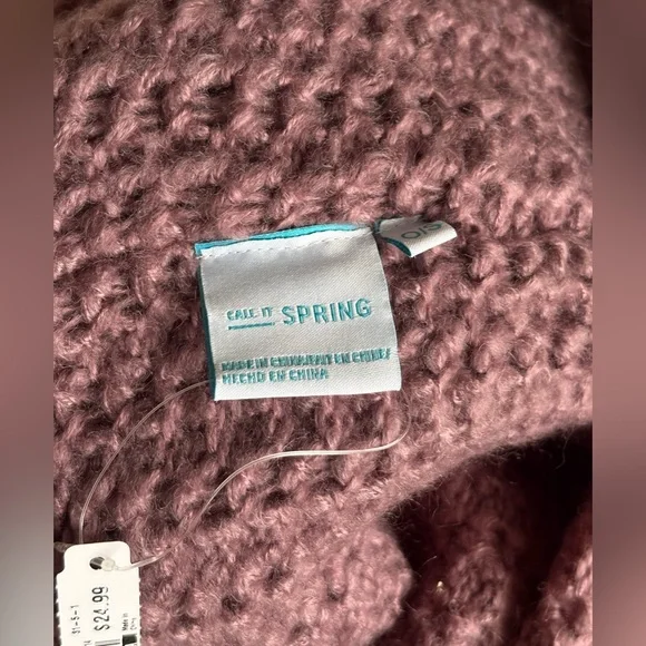 Call It Spring Purple Infinity Scarf - Picture 2 of 2